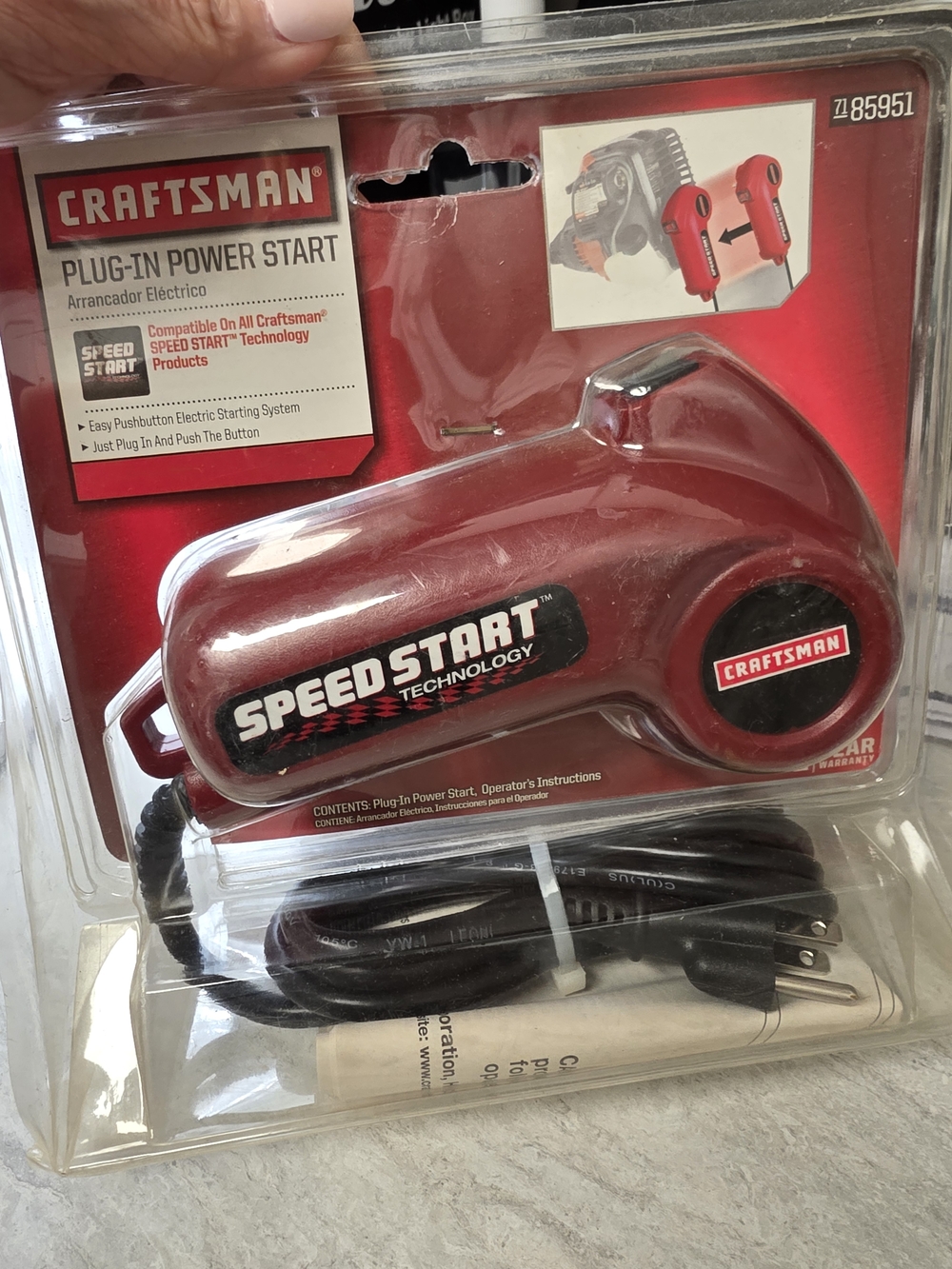 Craftsman Red Plug-In Power Start (Speed Start)